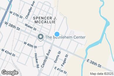 Map image of the property - 3710 Central Ave