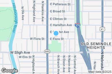 Map image of the property - 108 E Flora St