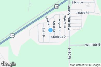 Map image of the property - 10892 Woods Dr