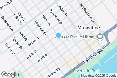 Map image of the property - 412 Iowa Ave