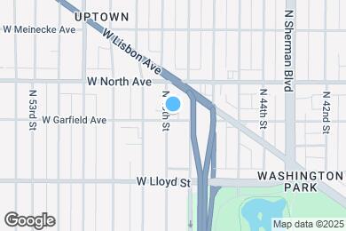 Map image of the property - 4722 W Garfield Ave