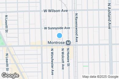 Map image of the property - 4418 N Wolcott Ave