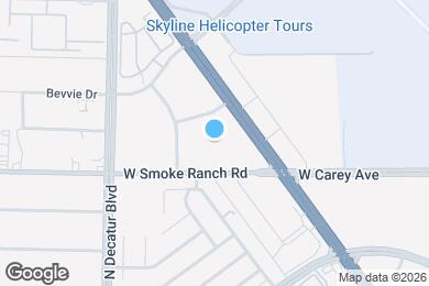 Map image of the property - 2555 N Rancho Dr