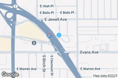 Map image of the property - 4600 E Asbury Cir