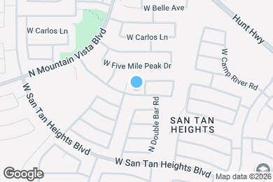 Map image of the property - 3240 W Hayden Peak Dr