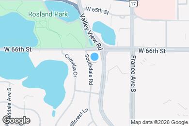 Map image of the property - 6613 Southdale Rd