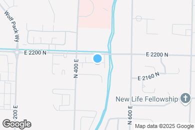 Map image of the property - 462 E 2170 N