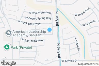 Map image of the property - 1610 W Prospector Way