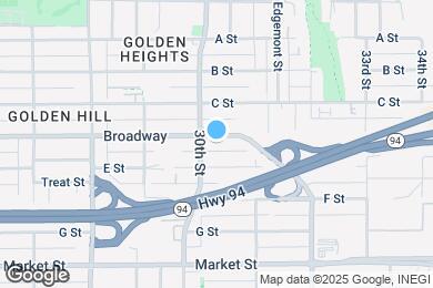 Map image of the property - 3029 Broadway