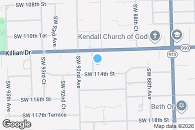 Map image of the property - 11301 SW 91st Ave