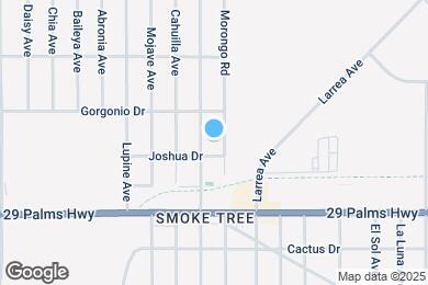 Map image of the property - 6356 Morongo Rd