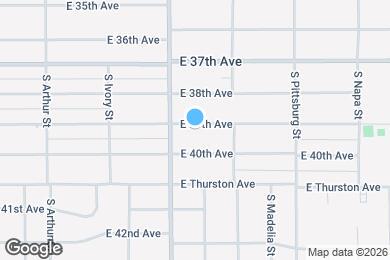 Map image of the property - 1424 E 39th Ave