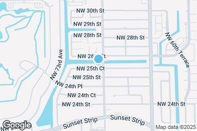 Map image of the property - 6831 NW 25th Ct