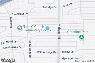 Map image of the property - 4224 Shady Bend Dr