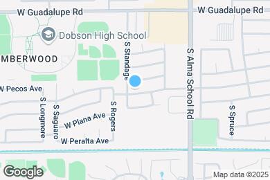 Map image of the property - 1354 W Pecos Ave