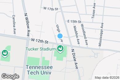 Map image of the property - 1216 Virginia Ave