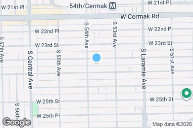 Map image of the property - 5335 W 23rd Pl