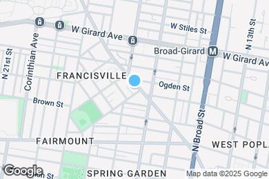 Map image of the property - 1626 Ridge Ave