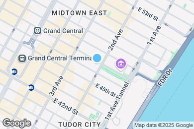 Map image of the property - 240 E 47th St