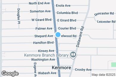 Map image of the property - 3107 Delaware Ave