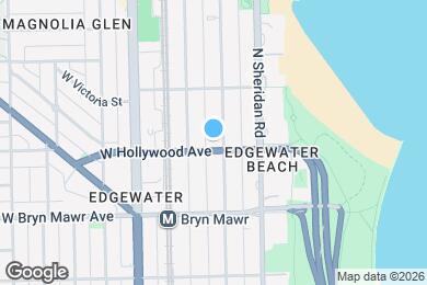 Map image of the property - 1040 W Hollywood Ave