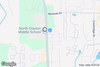 Map image of the property - 1615 Chattahoochee Ct