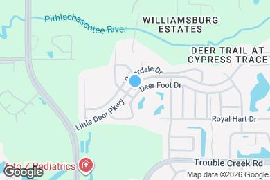Map image of the property - 7713 Deer Foot Dr