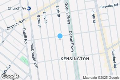 Map image of the property - 502 E 5th St