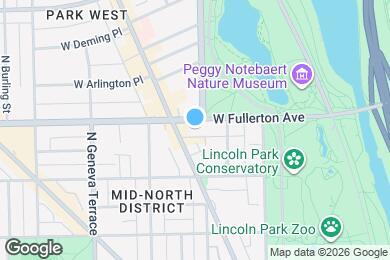 Map image of the property - 401 W Fullerton Pky