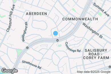 Map image of the property - 1691 Commonwealth Avenue