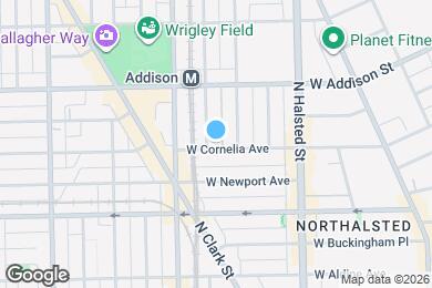 Map image of the property - 924 W Cornelia Ave