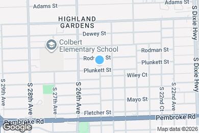 Map image of the property - 2517 Rodman St