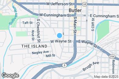 Map image of the property - 210 W Wayne St