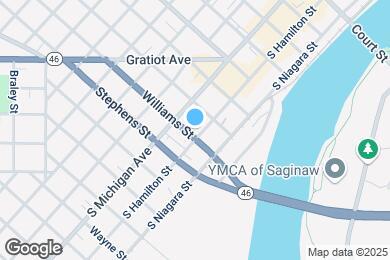 Map image of the property - 721 S Hamilton St