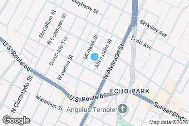 Map image of the property - 1317 Allesandro St