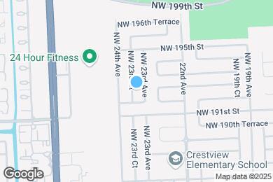 Map image of the property - 19221 NW 23rd Ct