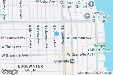 Map image of the property - 1224 W Rosemont Ave