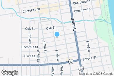 Map image of the property - 525 Walnut St