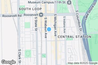 Map image of the property - 1313 S Wabash Ave