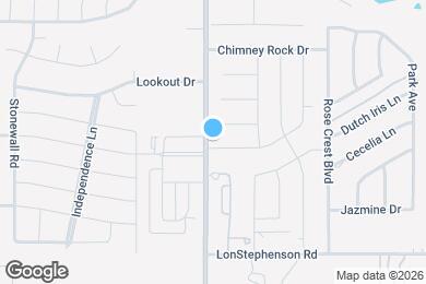 Map image of the property - The Point at Forest Hill