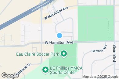 Map image of the property - 1050 W Hamilton Ave