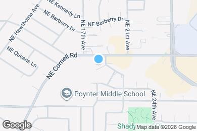 Map image of the property - 1805 NE Hillaire Ct