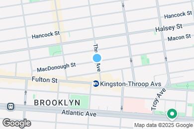 Map image of the property - Throop Avenue