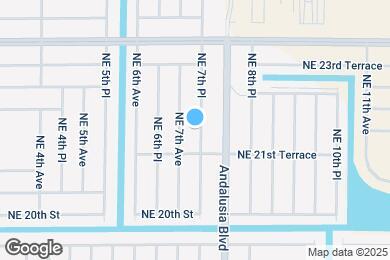 Map image of the property - 2124 NE 7th Pl