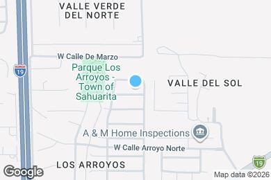 Map image of the property - 664 W Amber Sun Dr