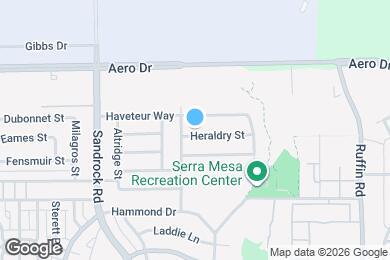 Map image of the property - 8922 Heraldry St