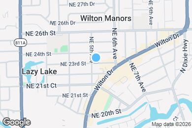 Map image of the property - 502 NE 23rd St