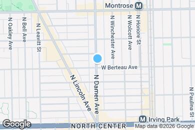 Map image of the property - 4203 N Damen Ave