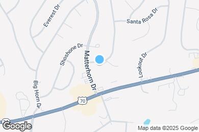 Map image of the property - 208 Blue Ridge Dr