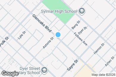 Map image of the property - 12877 Glenoaks Blvd